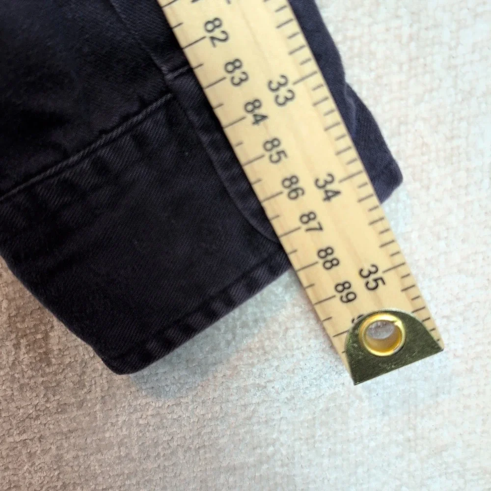 Polo Ralph Lauren Mens Md Navy Blue Cotton Twill Button Down Shirt Office